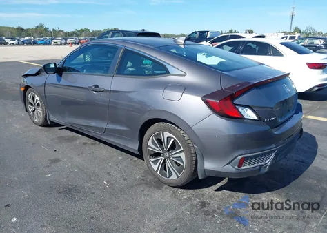 2017 Honda Civic Ex-T z USA, uszkodzony, nr VIN 2HGFC3B33HH359779